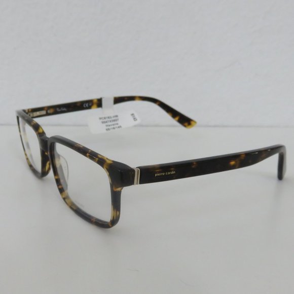 (#I) Pierre Cardin Rx'able Eyeglass Frame, Brown Tortoise glasses 55 16 145 - Picture 6 of 12